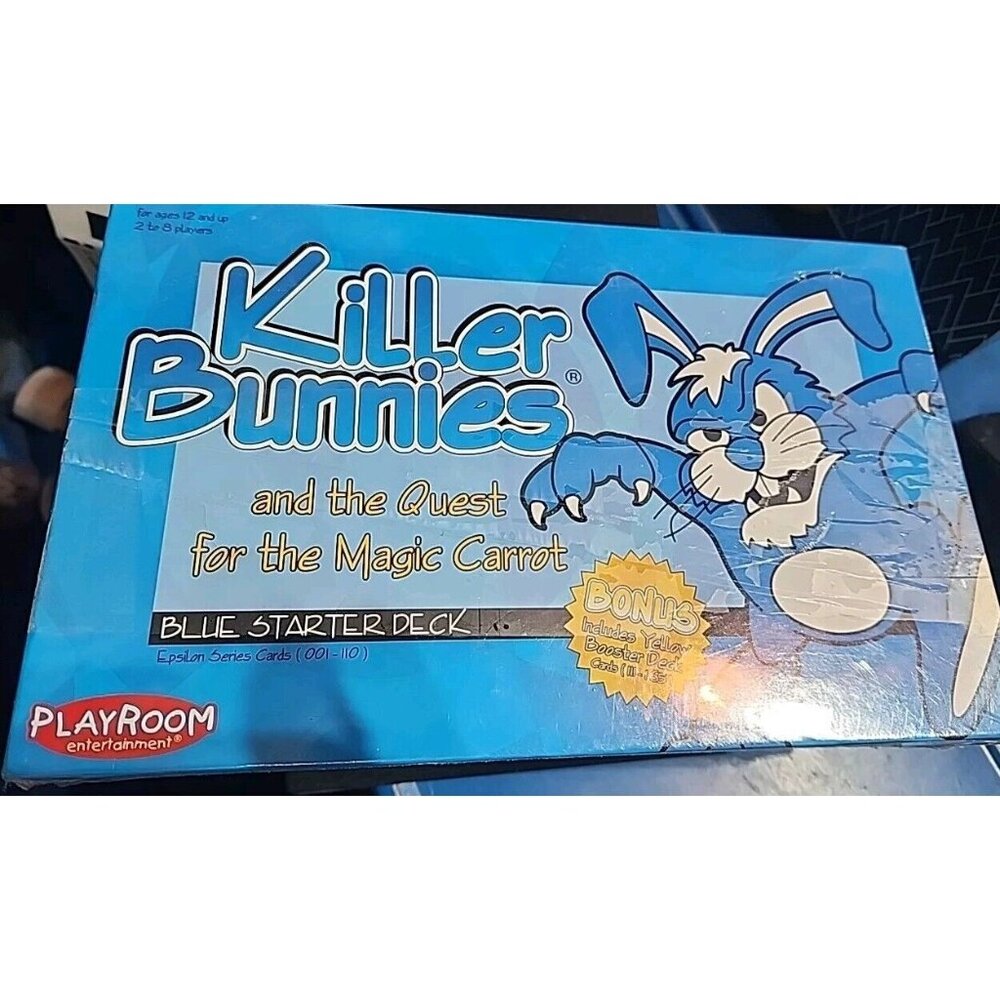 Killer Bunnies And The Quest For The Magic Carrot Blue Starter Deck 2002 New